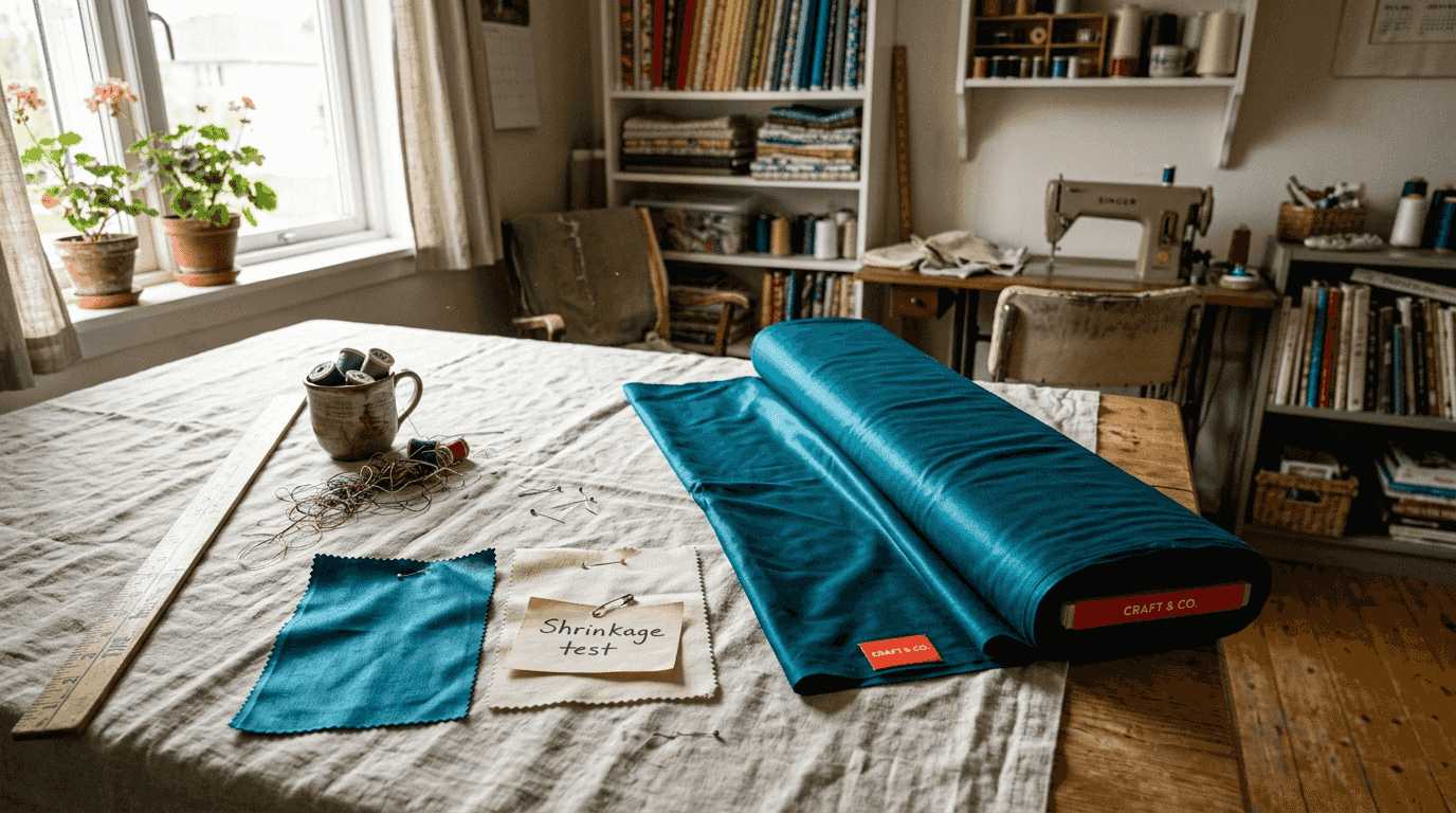 Glossy mercerized cotton fabric versus regular