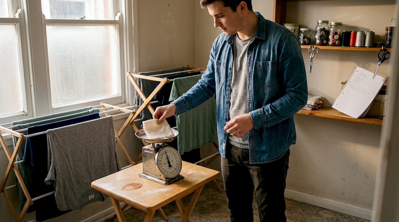 Everyday setting home test of fabric GSM