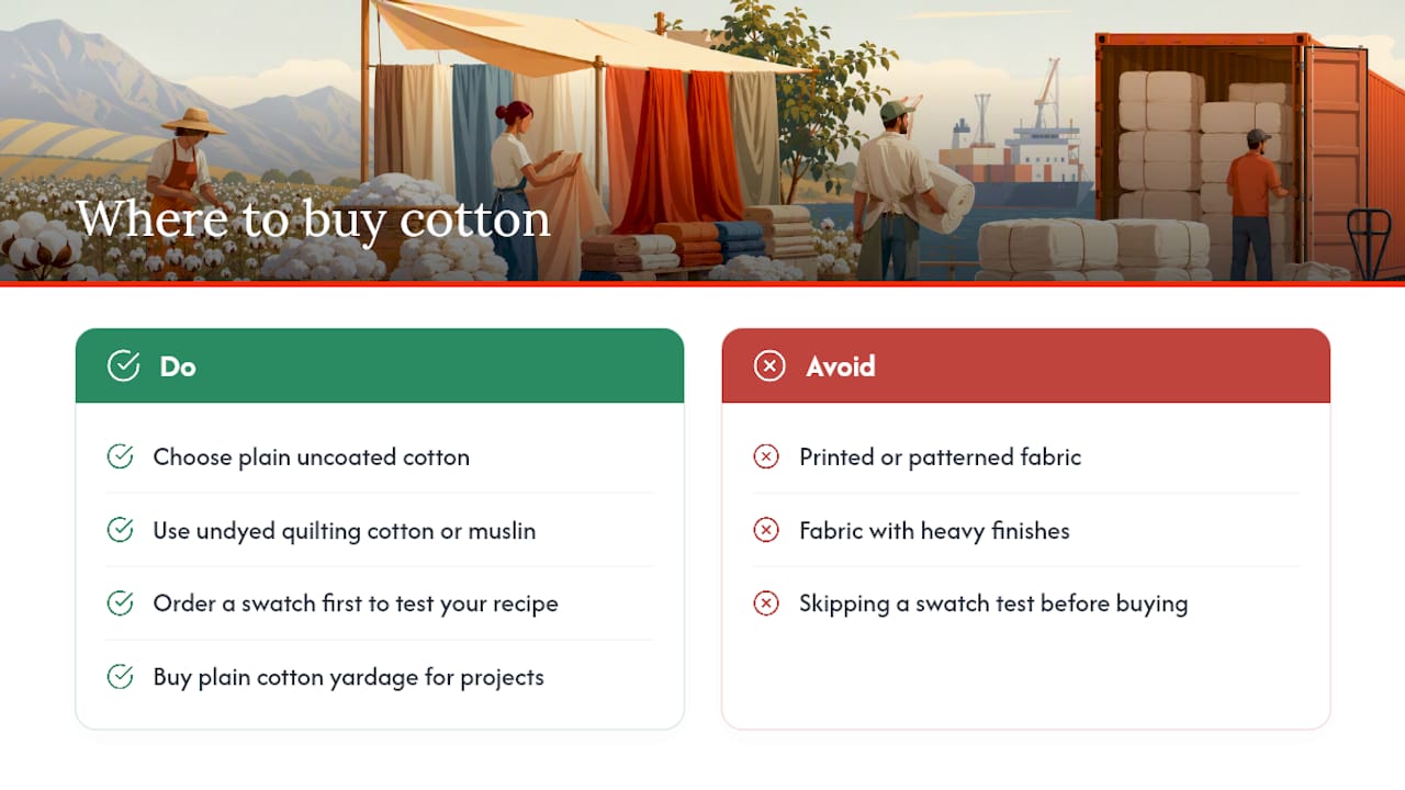 Where Should You Buy Cotton for Dyeing Projects? — overview diagram