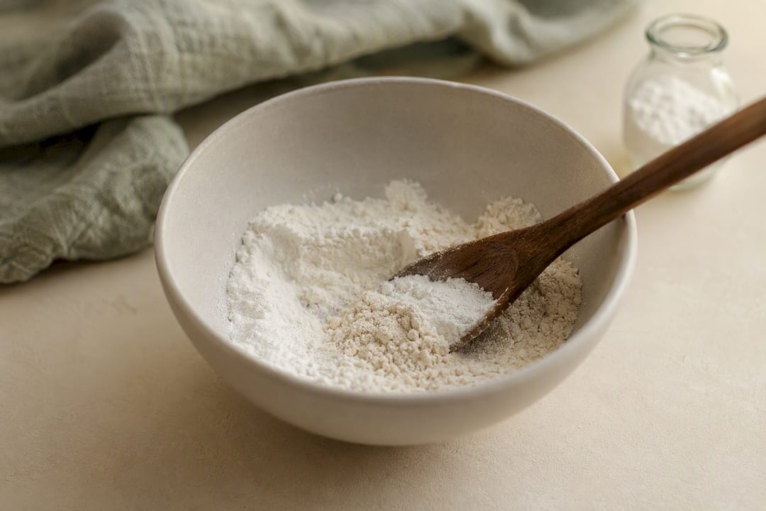 Mixing magnesium glycinate and magnesium oxide powders