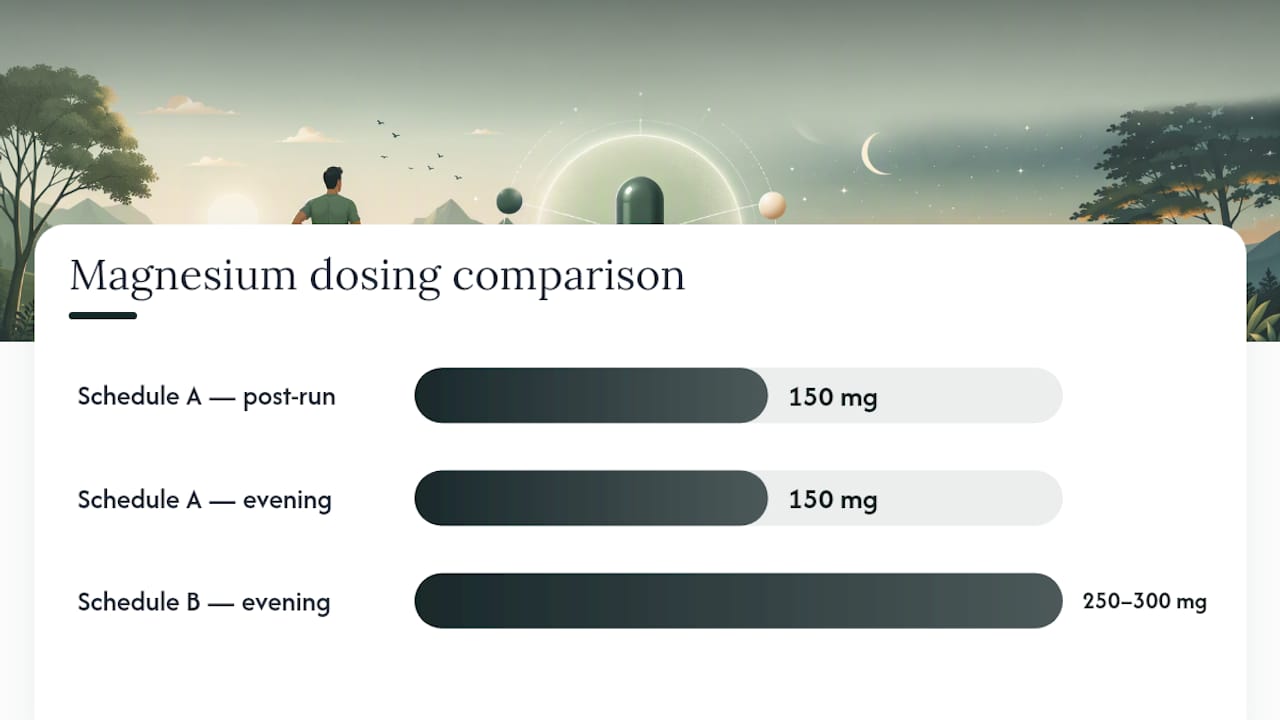 Magnesium protocol decision flow for runners
