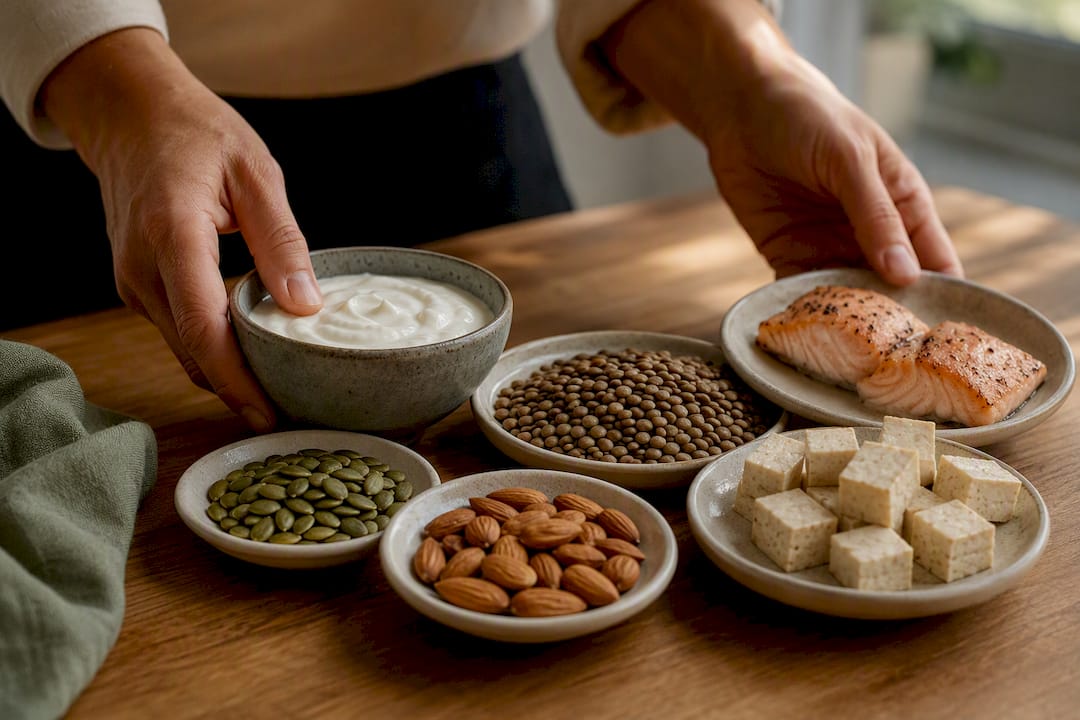 Magnesium and protein rich foods