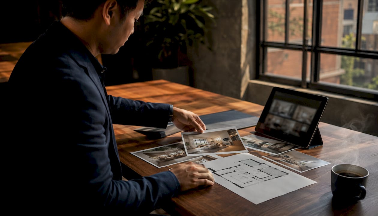 Marketing materials for real estate listing