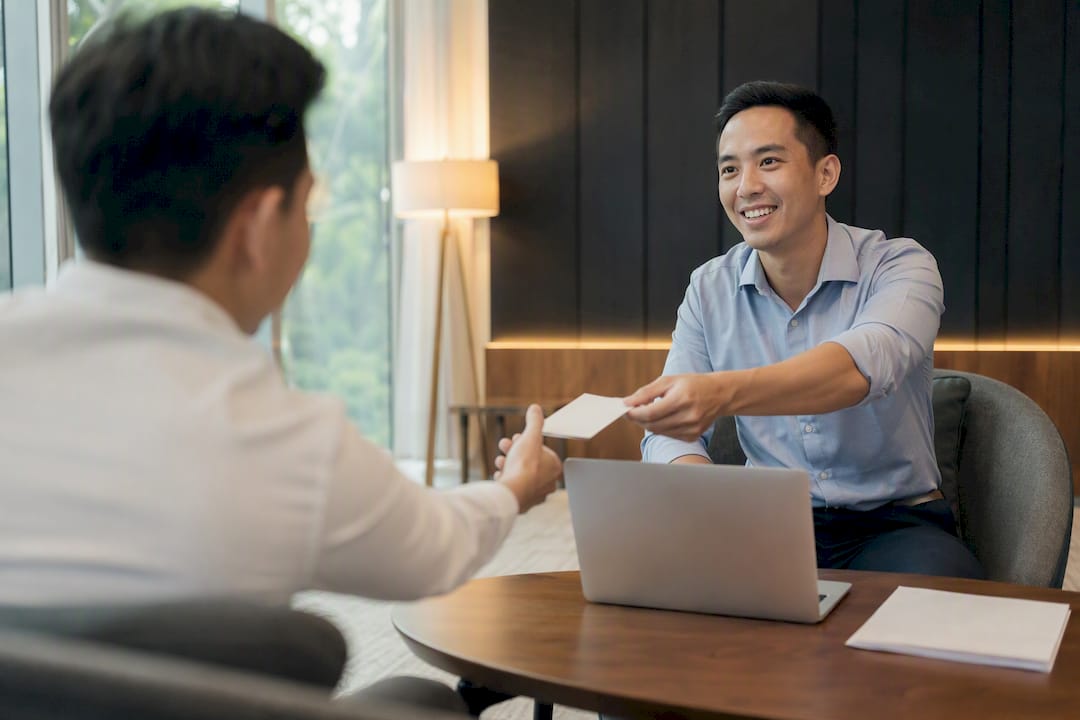 Agents exchanging role-play training cards