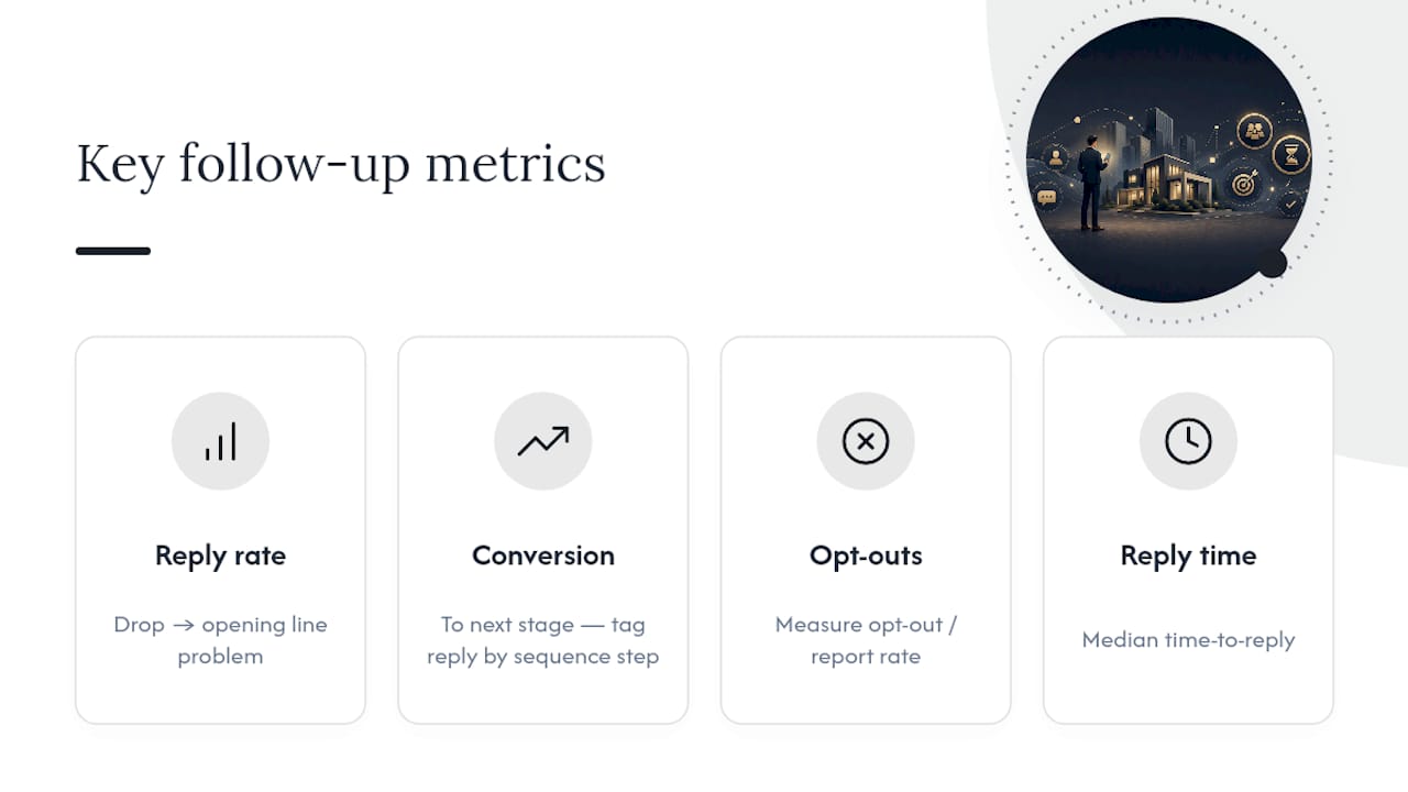 Which Metrics Tell You Your Follow-Ups Are Working? — overview diagram