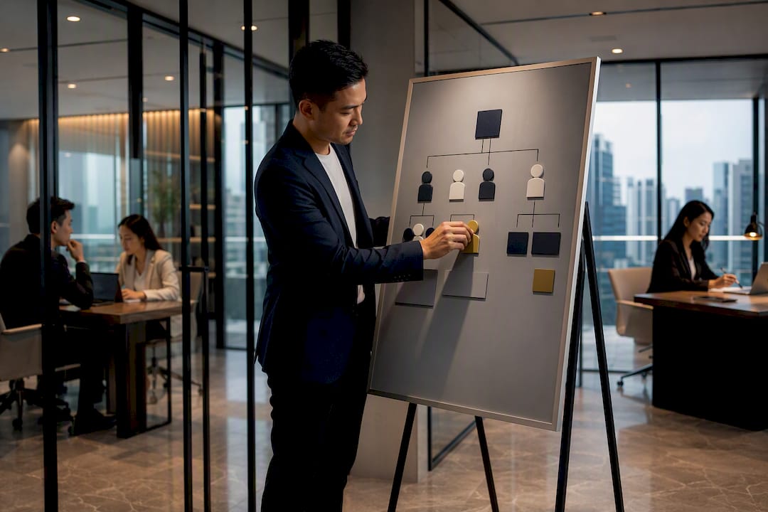 Singapore real estate team planning roles