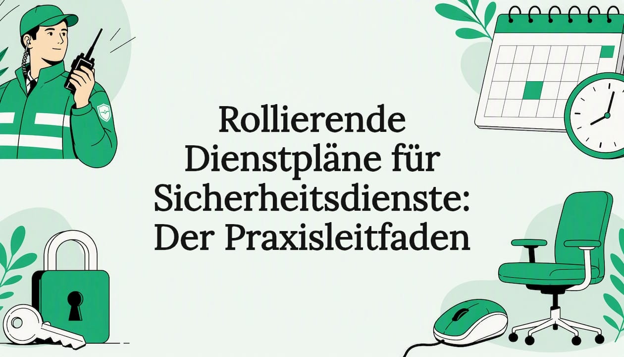 Titelmotiv mit anschaulichen Symbolen für Sicherheit und strategische Planung
