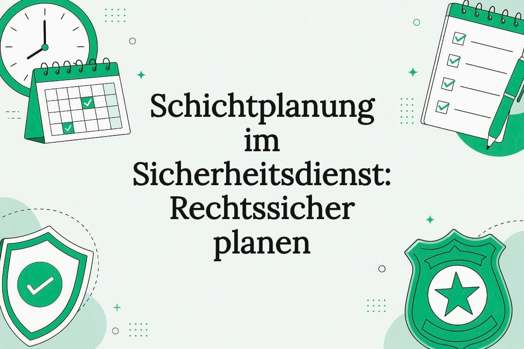 Dekorative Titelbild-Illustration mit Sicherheits-Icons