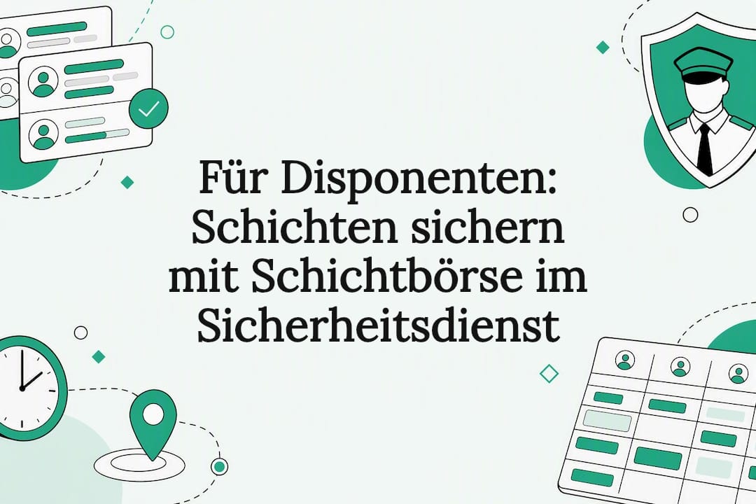 Beispielhafte Titelkarte für die digitale Schichtbörse