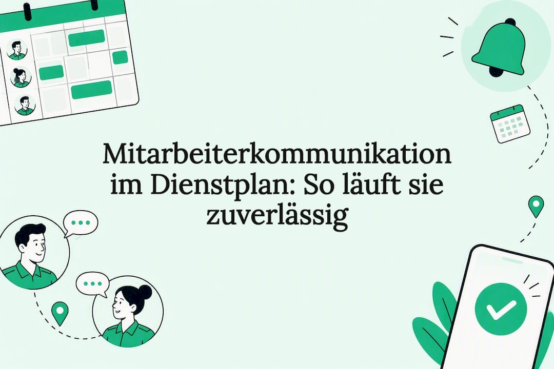Darstellung einer verlässlichen Dienstplankommunikation