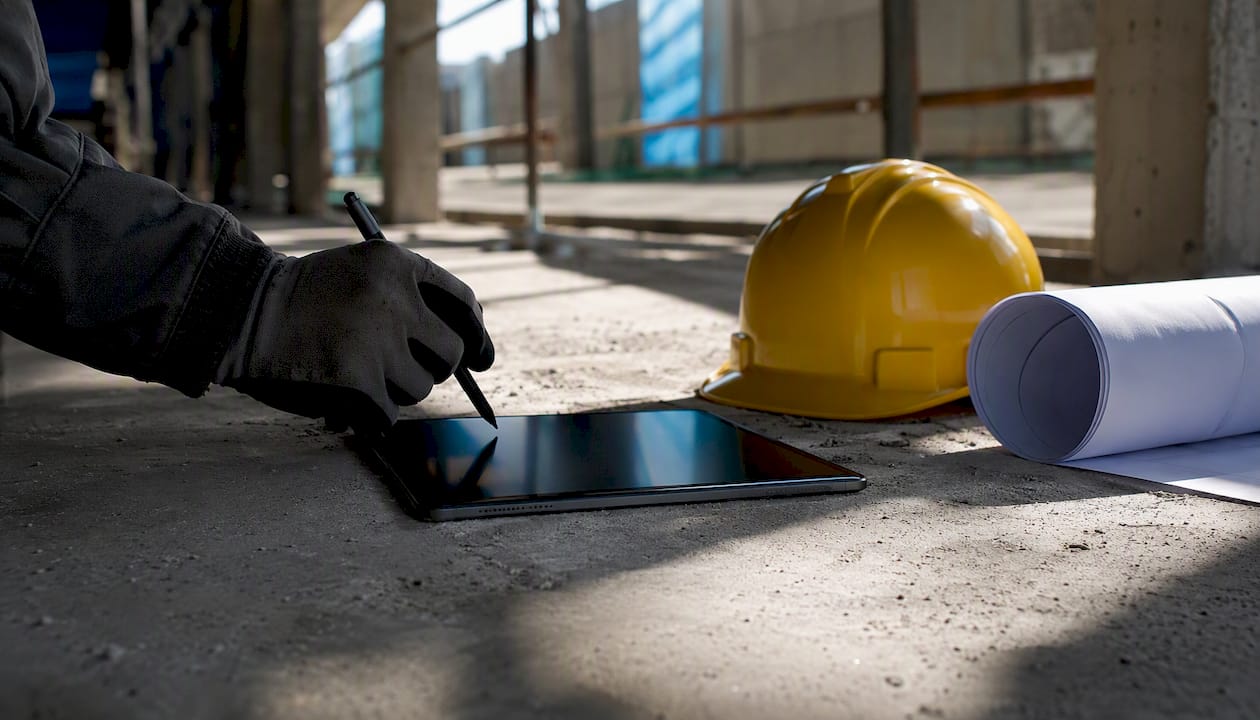 Apporre la propria firma digitale direttamente sul tablet in cantiere