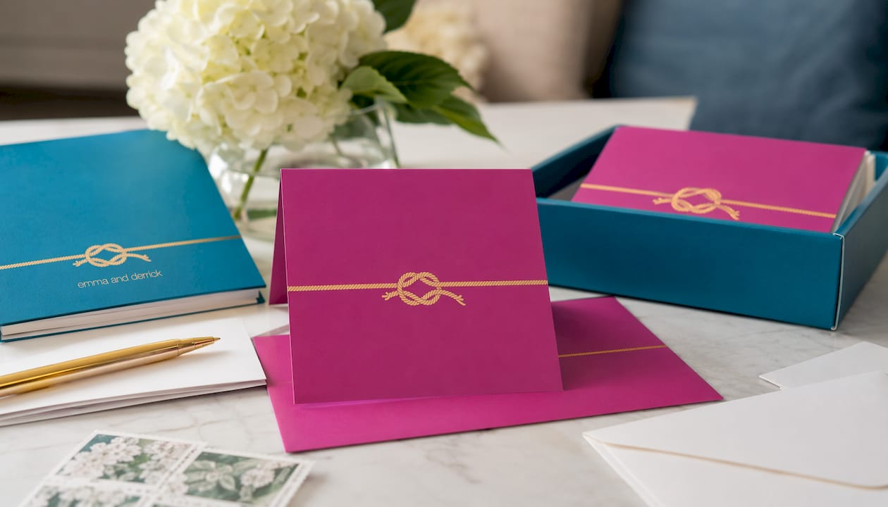 Tying the Knot Flirt Thank You Cards