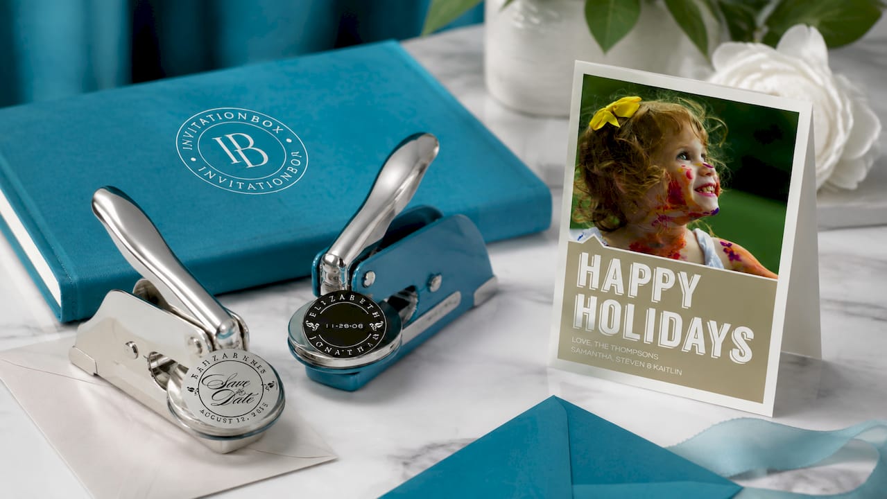 Save the Date Circle Stamper or Embosser