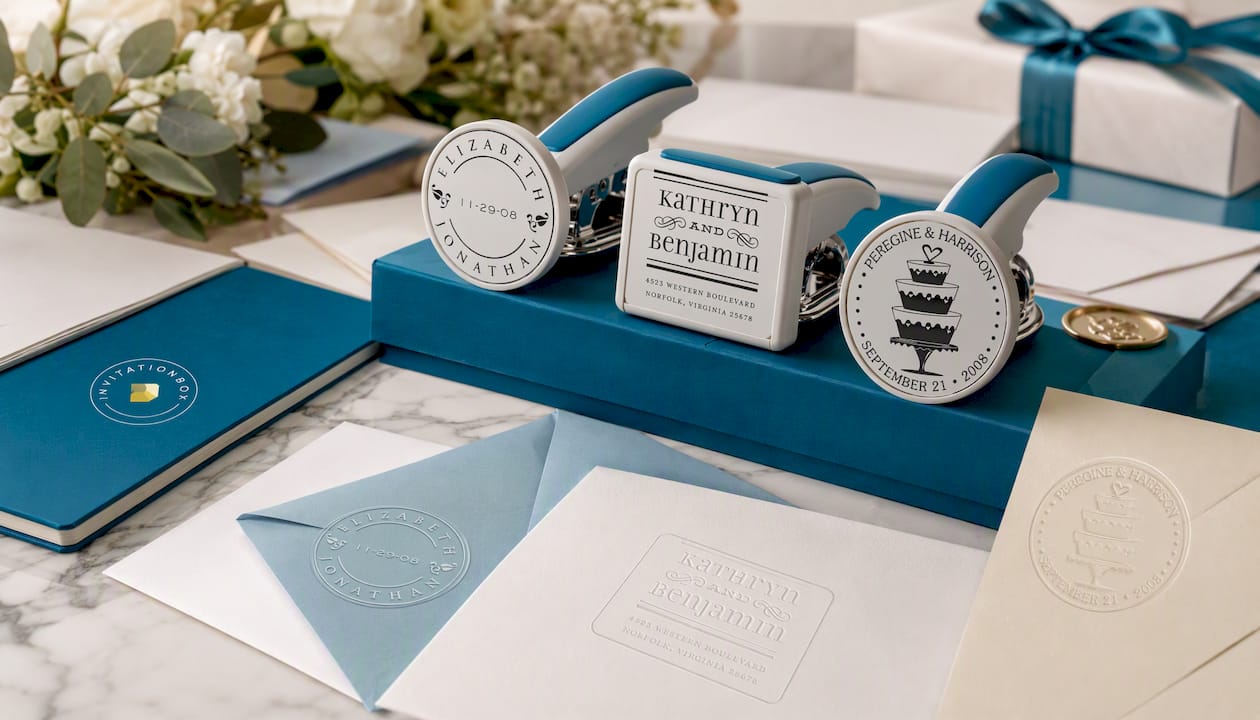 Save the Date Wedding Stamper or Embosser