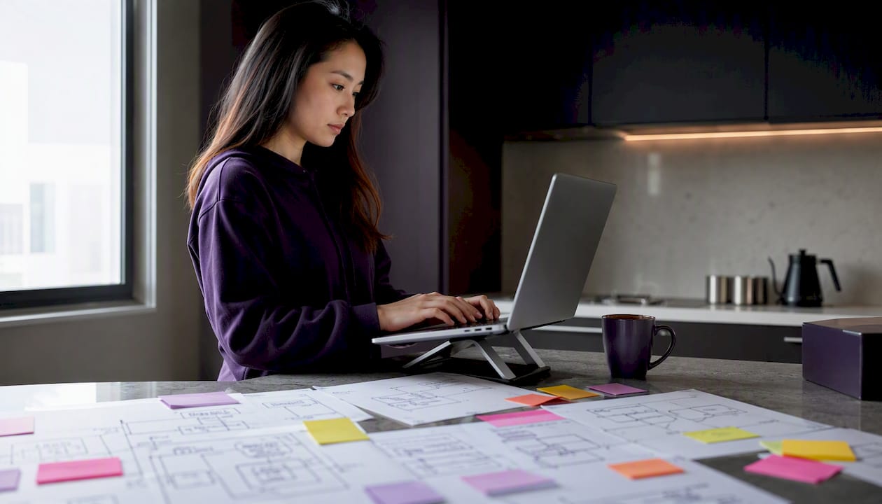 Software architect working on API deployment