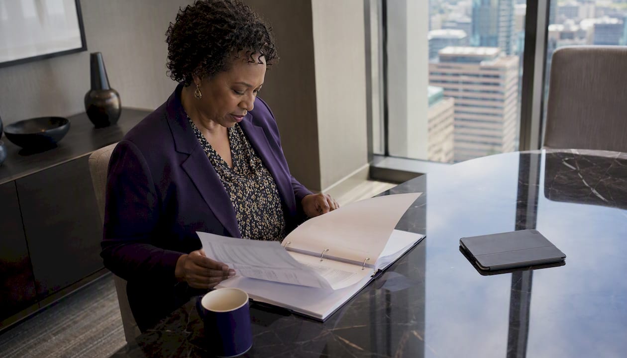 IT decision-maker reviewing integration platforms at desk