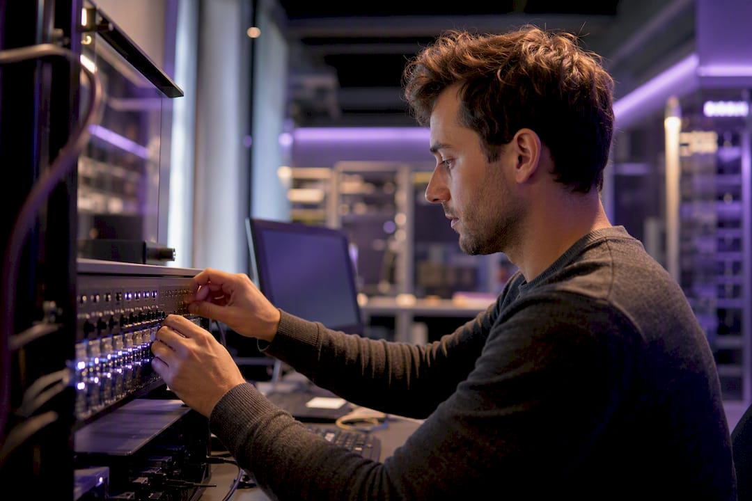 Hands adjusting network control hardware