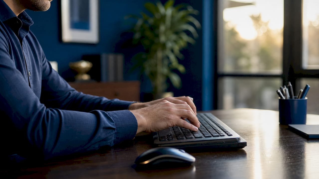 I migliori software di fatturazione elettronica 2026 4 Mani che lavorano alla tastiera per inserire dati di fatturazione