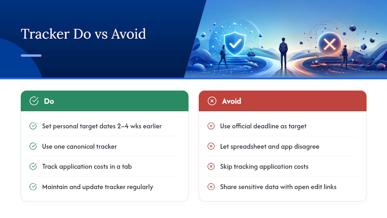 Common Mistakes That Wreck a Med School Tracker — overview diagram