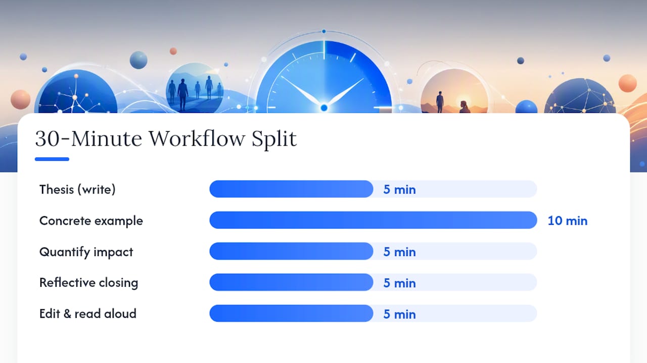 Templates and a Fast Workflow to Finalize Your Drafts — overview diagram