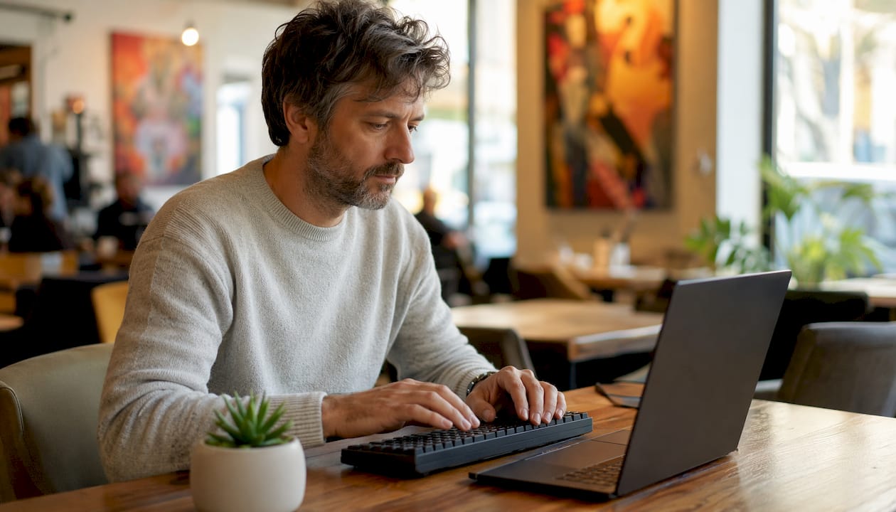 Advertiser typing ad headlines using AI