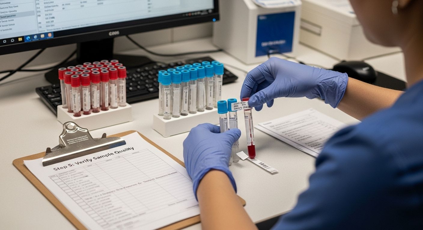phlebotomy sample labeling