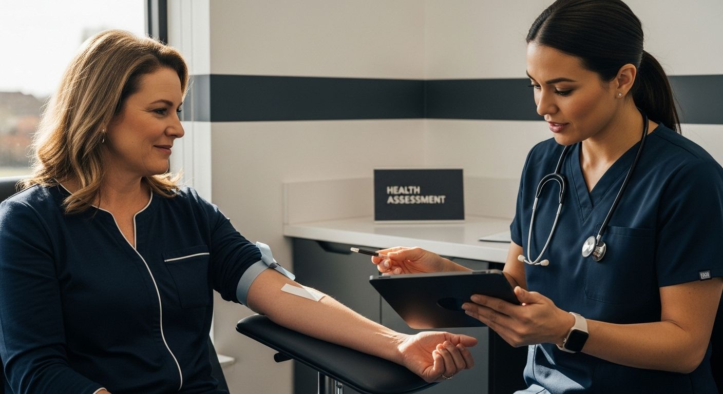 clinic blood test procedure