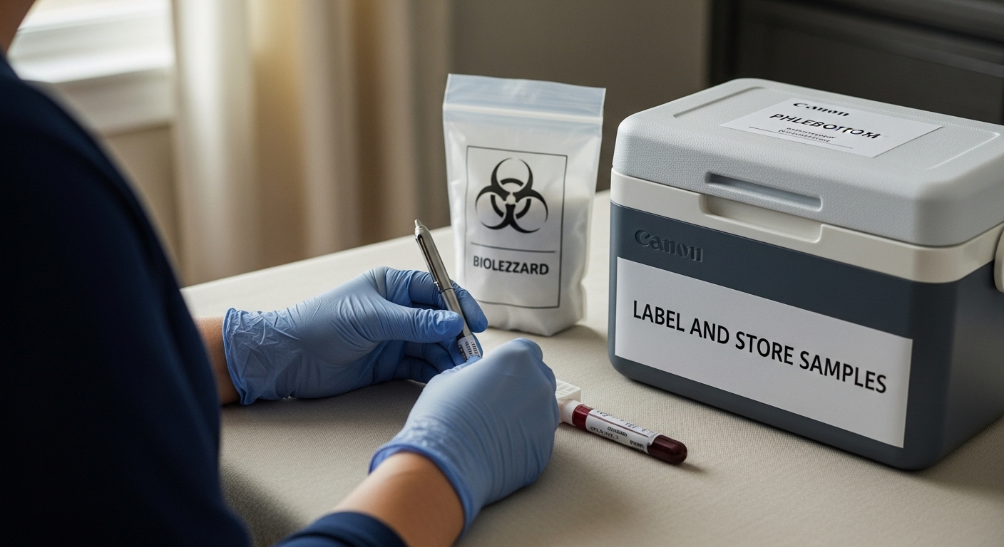 sample labelling phlebotomy