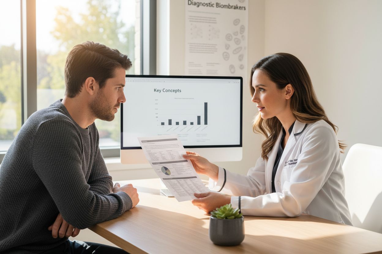 doctor patient biomarker results