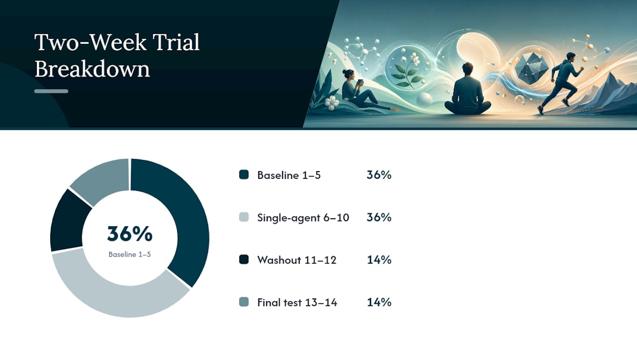 A Simple Two-Week Trial Plan for Dosing and Timing — overview diagram