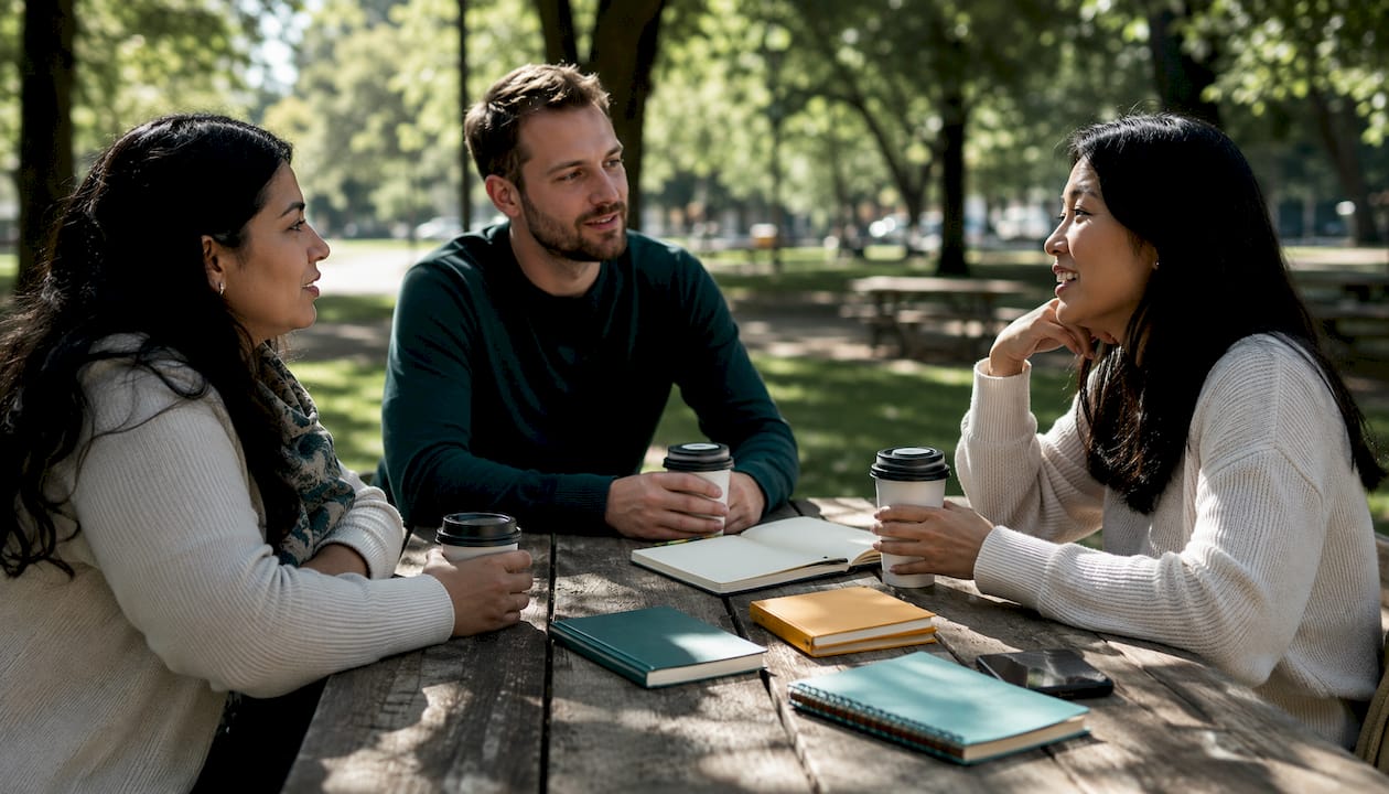 Group discussing caregiver support strategies