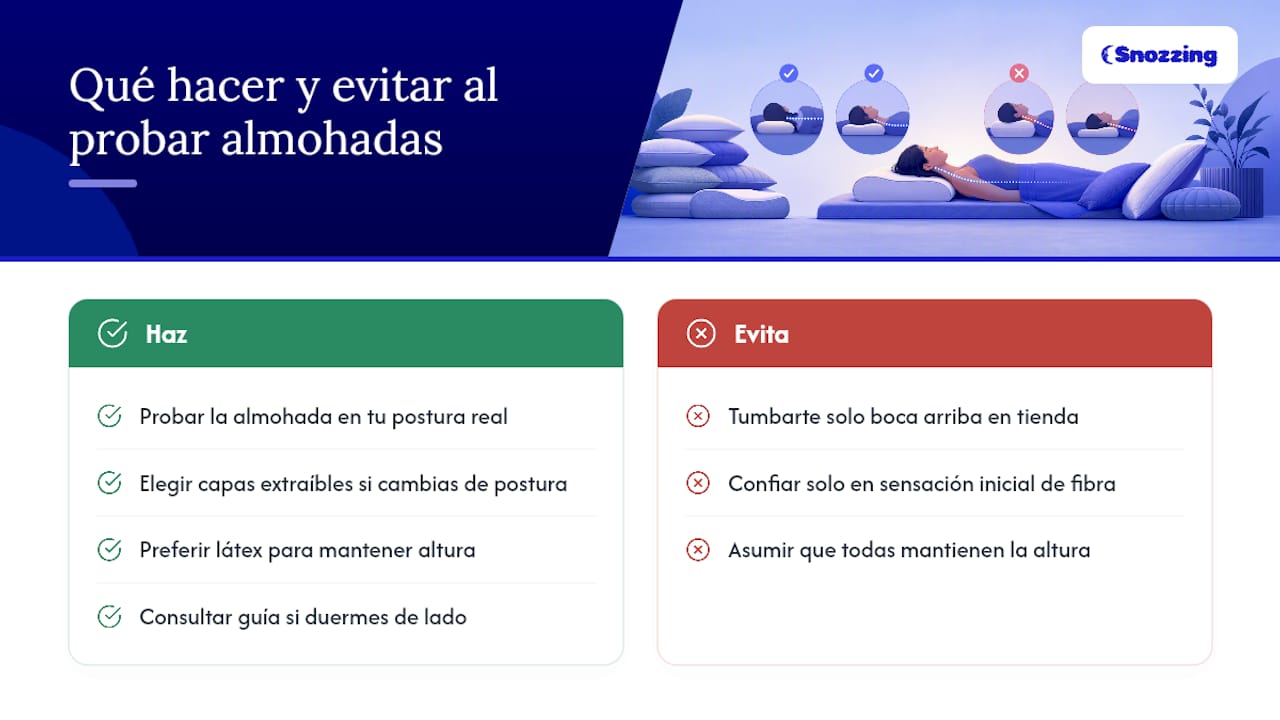 Lo que aprendí probando decenas de almohadas en tienda — overview diagram