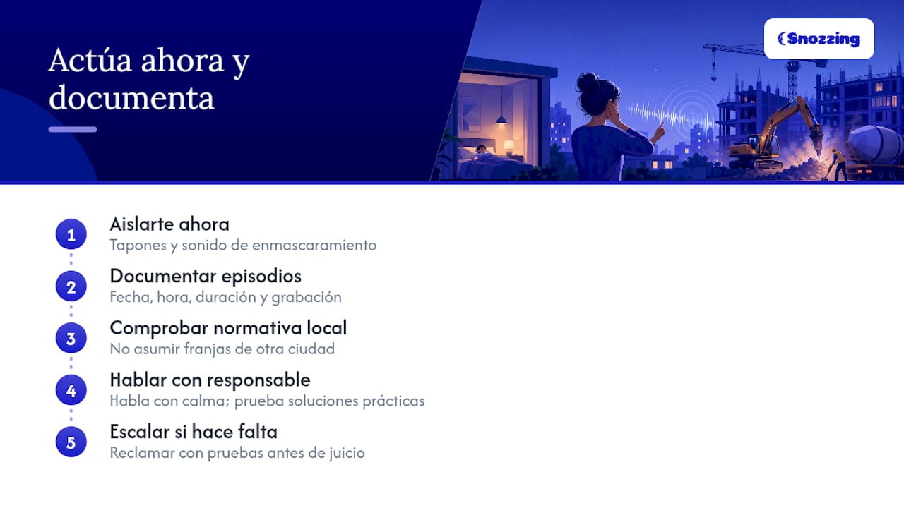 Dos métodos paralelos para lidiar con el ruido de obras