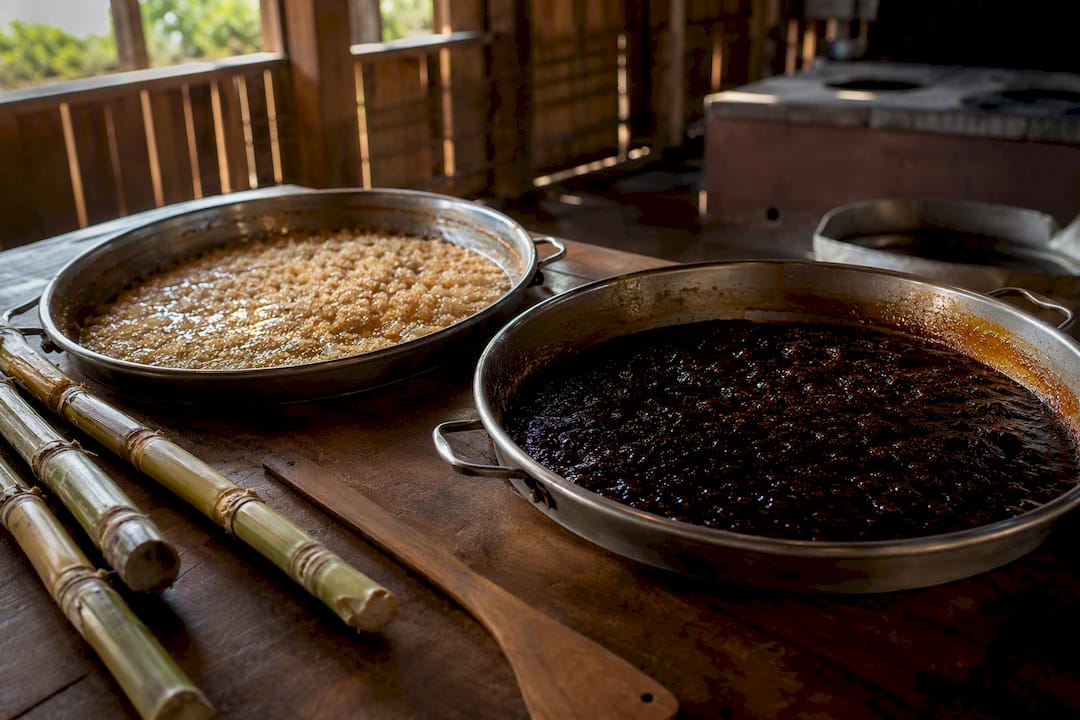 Different panela batches during evaporation