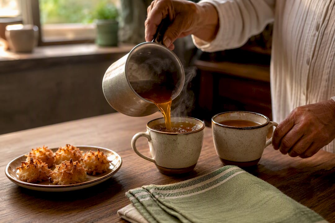 Aguapanela served in Colombian household cups