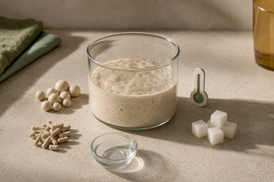 Illustration of sourdough fermentation variables