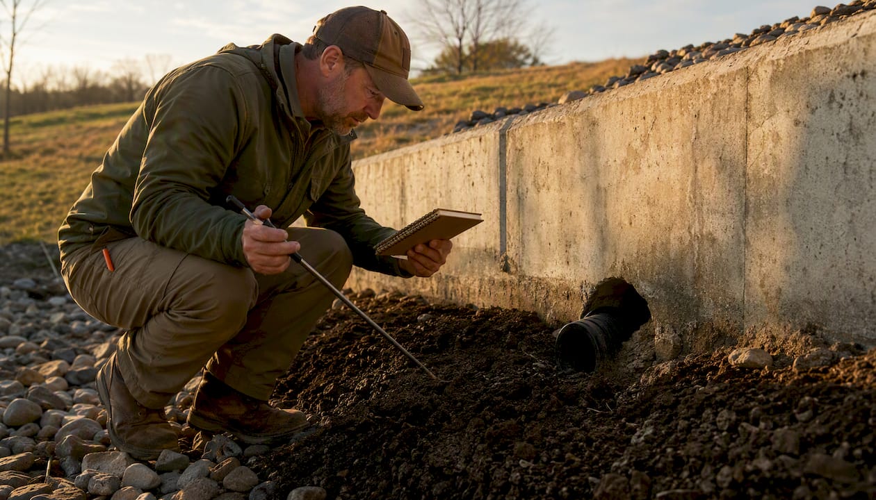Retaining Wall Drainage: What to Install and Why