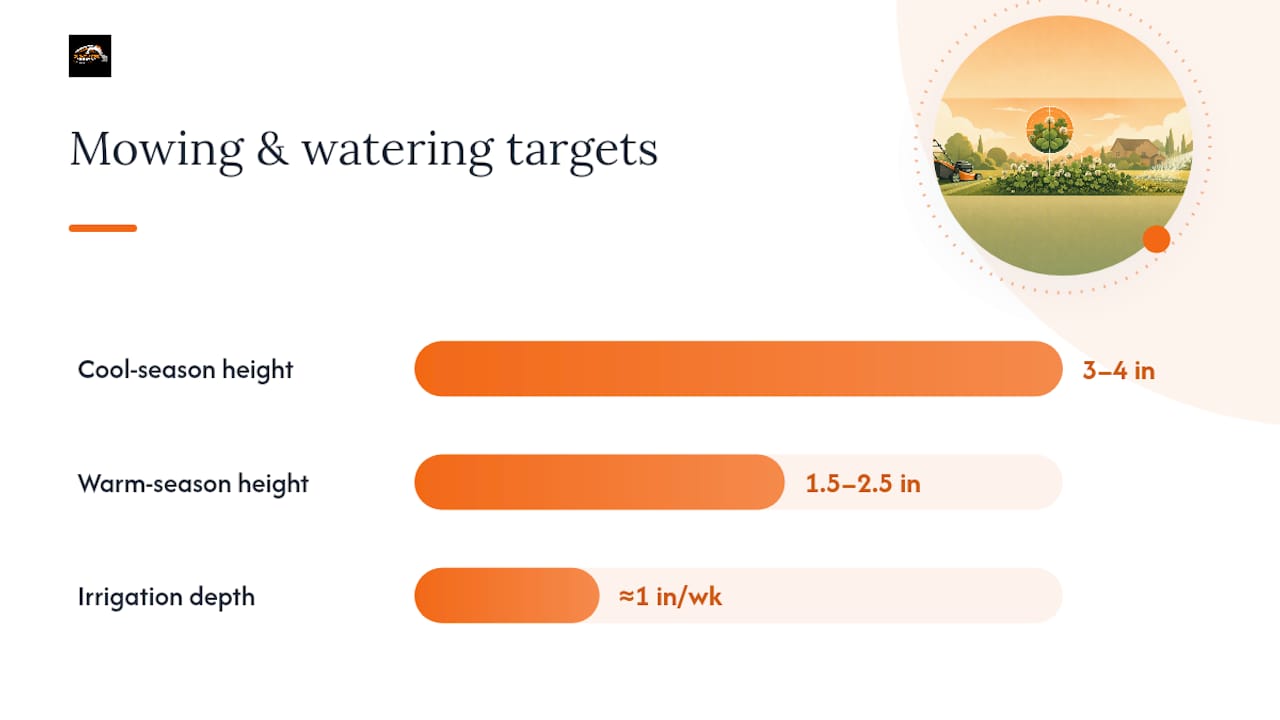 Cultural practices that prevent clover from coming back — overview diagram