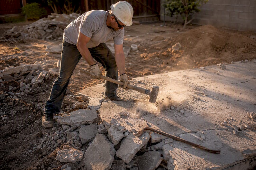 Can You Remove a Concrete Slab Yourself?