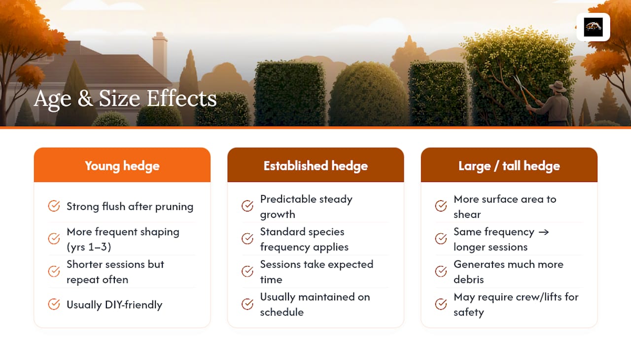 Why Hedge Age and Size Change the Interval — overview diagram