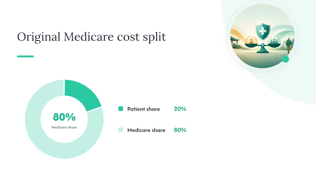 Original Medicare vs. Medicare Advantage: Who Pays What? — overview diagram