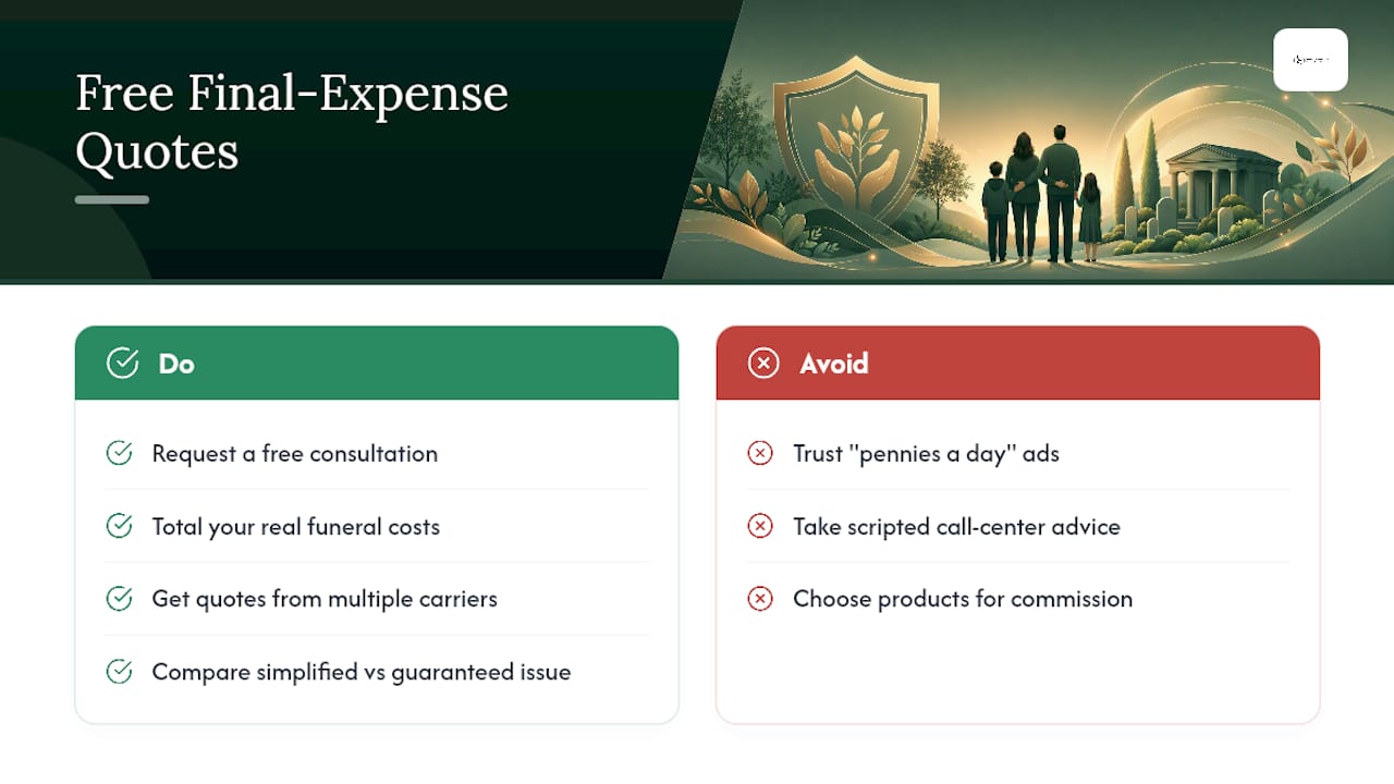 Get a Free Final-Expense Quote Comparison — overview diagram