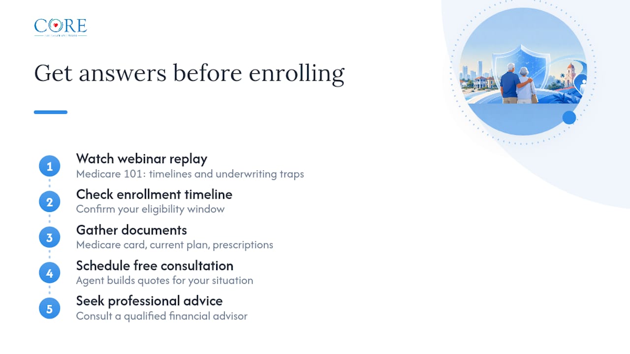Get Your Florida Medigap Questions Answered Before You Enroll — overview diagram