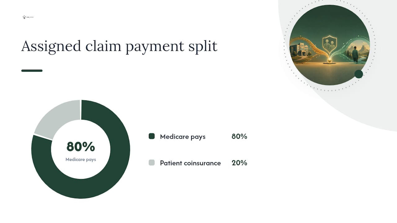 Medicare assignment eighty twenty cost split