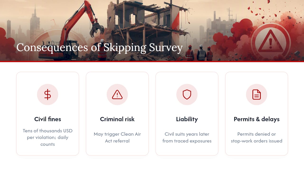 What Happens If You Skip the Survey or Ignore the Rules — overview diagram