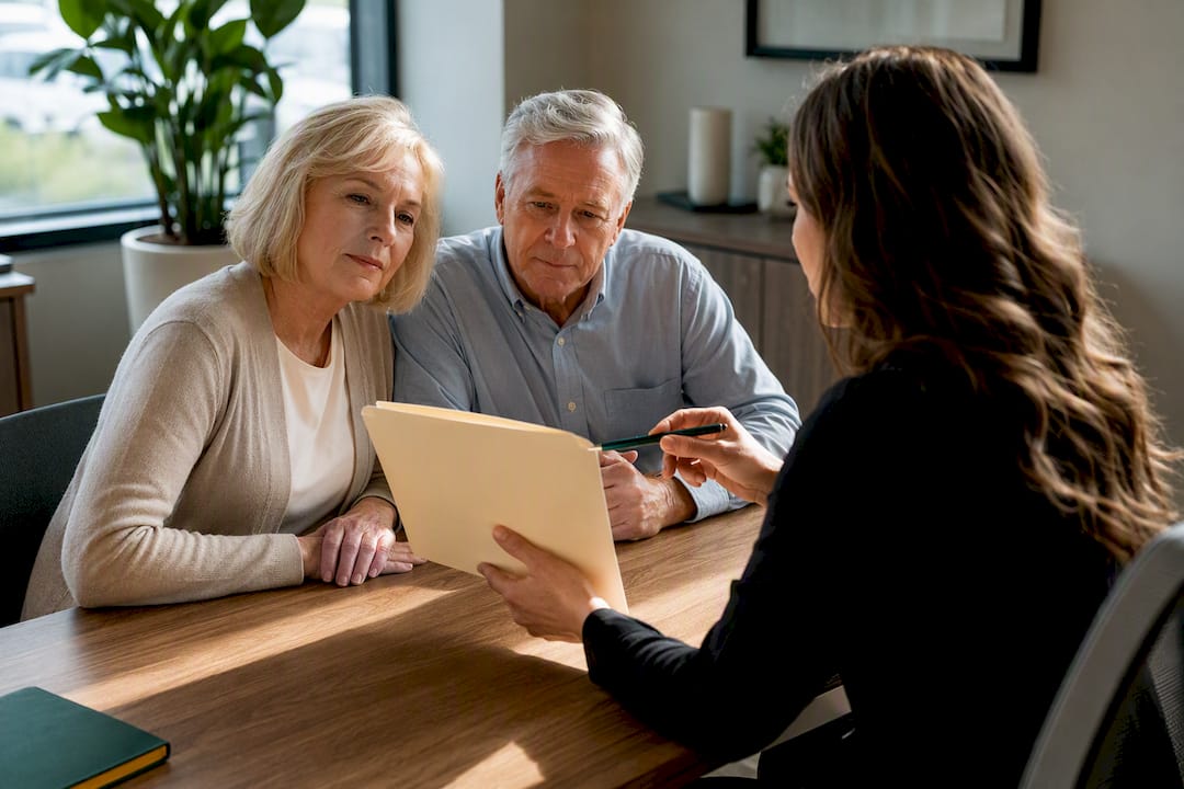 Coordinator explaining Medicare coverage order