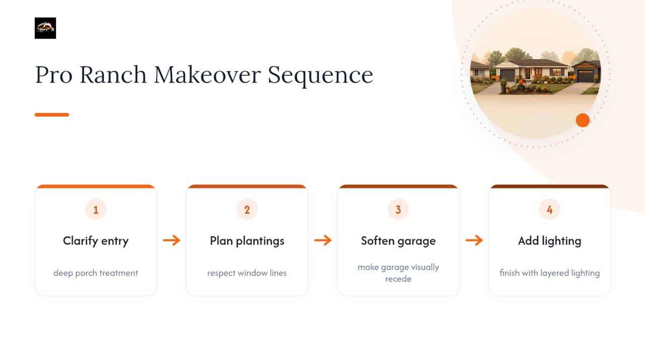 Four-step ranch makeover planning sequence