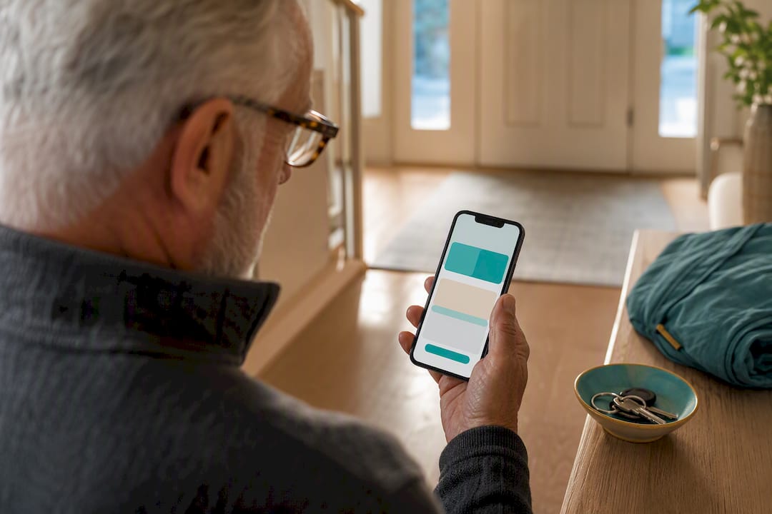 Senior verifying digital member ID