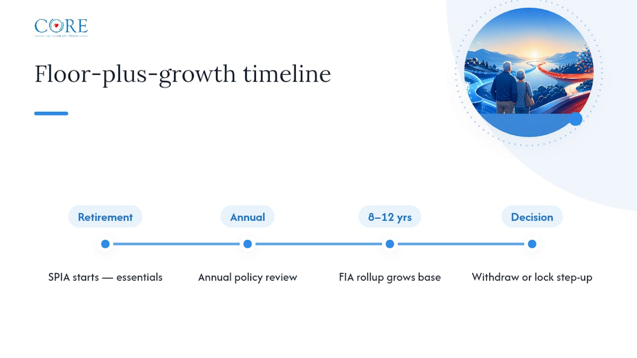 SPIA floor and FIA deferred income timeline