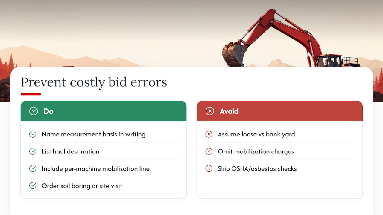 What Bid Errors Actually Cost You — overview diagram